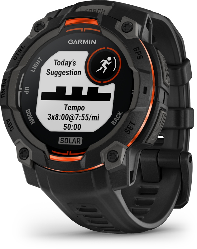 Garmin Instinct 3 45mm SOLAR okosóra fekete Garmin Instinct 3 45mm SOLAR okosóra fekete