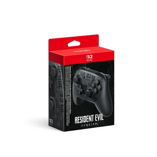 Nintendo Switch 2 Pro Resident Evil RE vezeték nélküli kontroller Fekete
