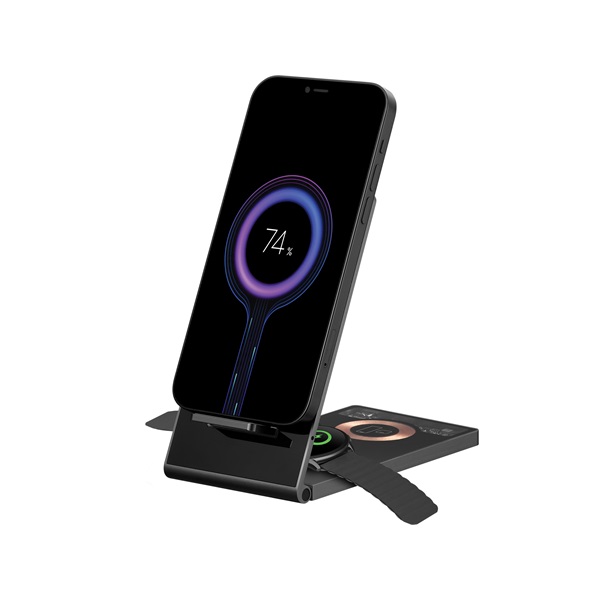 Sandberg Telefon tartó/töltő  3in1 Wireless Charger Stand