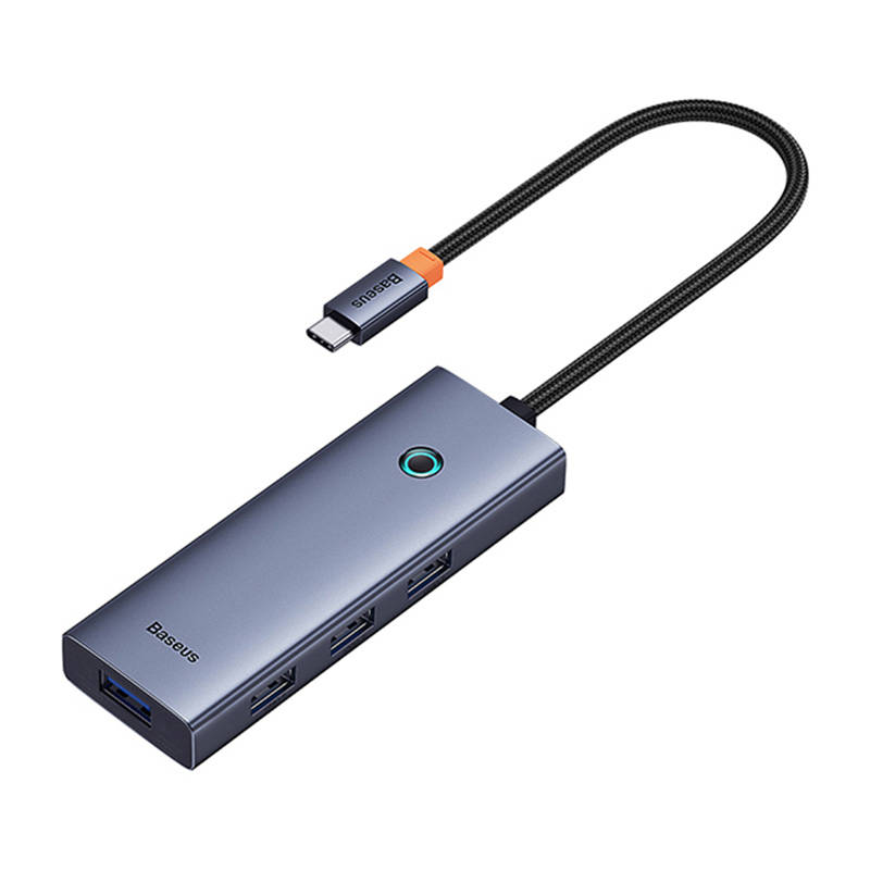 Hub 5w1 Baseus UltraJoy 5-Port (1xHDMI4K@30Hz + 4xUSB 3.0) grey Hub 5w1 Baseus UltraJoy 5-Port (1xHDMI4K@30Hz + 4xUSB 3.0) grey