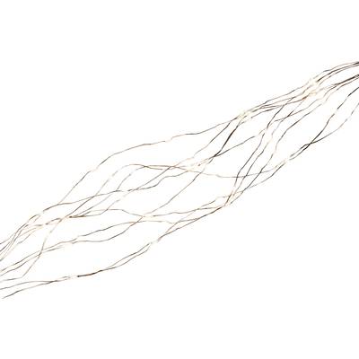 LED-es dekoráció, angyalhaj, 12V, melegfehér, Konstsmide