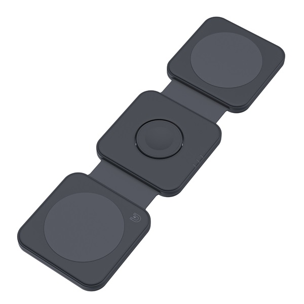 Dviced 3-in-1 Foldable Magnetic Wireless töltő Fekete