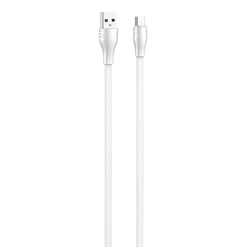 USB to USB-C cable LDNIO LS550, 2.4A, 0.2m (white) USB to USB-C cable LDNIO LS550, 2.4A, 0.2m (white)