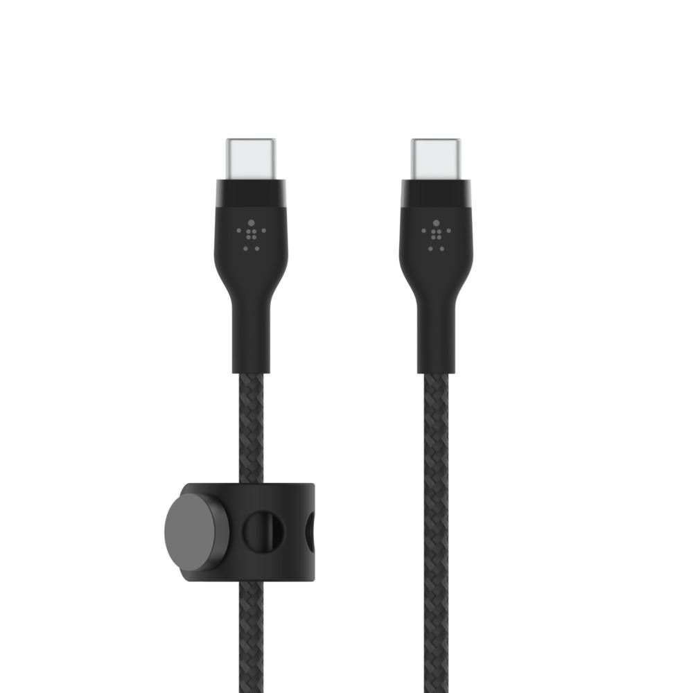 Belkin BOOST CHARGE PRO Flex USB-C - USB-C kábel 3m fekete (CAB011bt3MBK) Belkin BOOST CHARGE PRO Flex USB-C - USB-C kábel 3m fekete (CAB011bt3MBK)