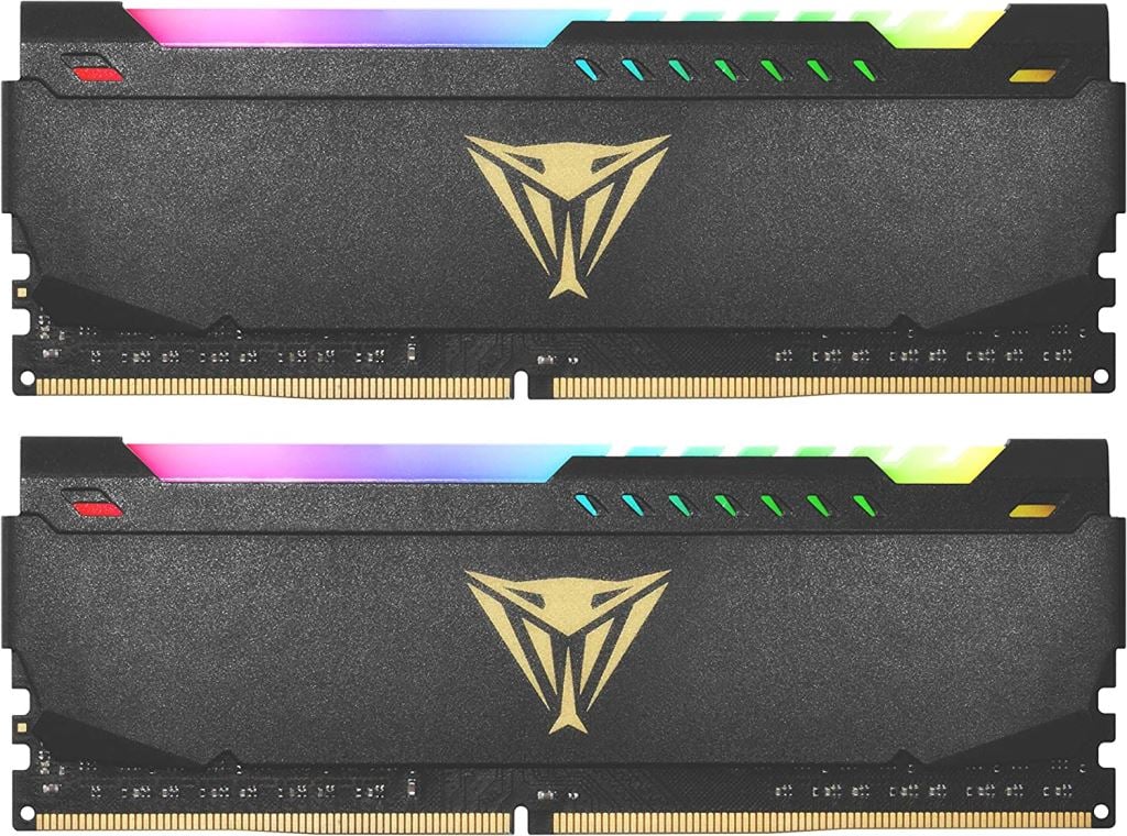 32GB 3600MHz DDR4 RAM Patriot Viper Steel RGB (2x16GB) (PVSR432G360C8K)