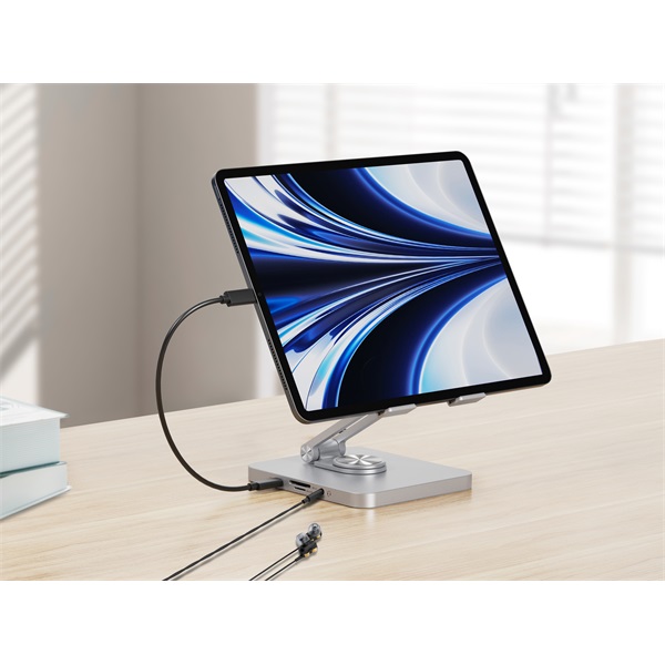 Conceptronic  DONN26G USB-C to HDMI/USB-C PD/USB 3.0/SD/TF  Tablet Dokkoló/tartó