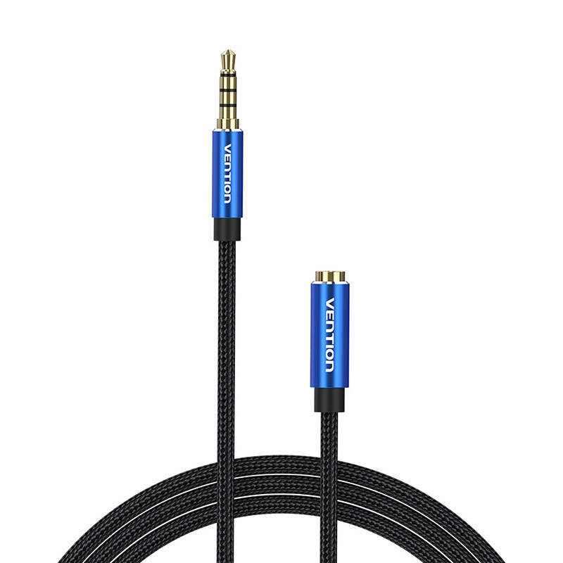 TRRS 3.5mm Male to 3.5mm Female Audio Extender 3m Vention BHCLI Blue