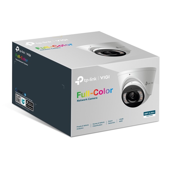 TP-LINK VIGI C445(2.8MM) 4 Megapixel 2,8mm Objektív IP Kamera kültéri/beltéri színes éjjellátó TP-LINK VIGI C445(2.8MM) 4 Megapixel 2,8mm Objektív IP Kamera kültéri/beltéri színes éjjellátó