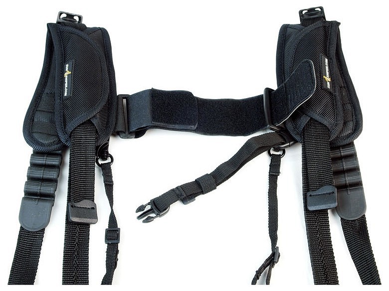 Sun-Sniper Rotaball-DPH Double-Plus-Harness dupla fényképezőgép vállszíj
