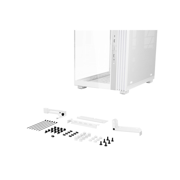 Be Quiet! LIGHT BASE 600 DX White  ATX  edzett üveg oldallap Számítógépház  Fehér 