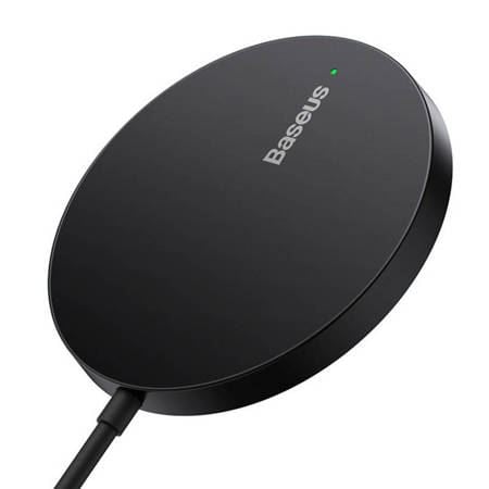 Baseus Simple Mini3 magnetic vezeték nélküli töltő15W fekete (CCJJ040001) Baseus Simple Mini3 magnetic vezeték nélküli töltő15W fekete (CCJJ040001)