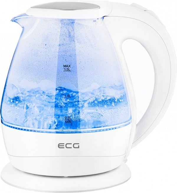 ECG RK 1520 Glass vízforraló fehér