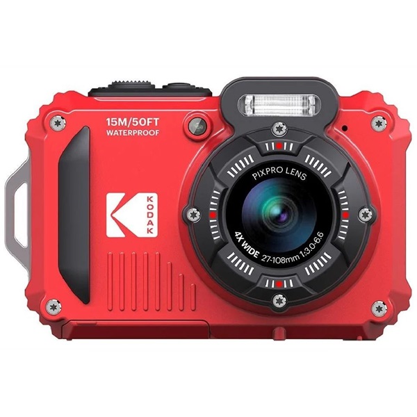 Kodak Pixpro WPZ2 vízálló/porálló/ütésálló digitális piros fényképezőgép