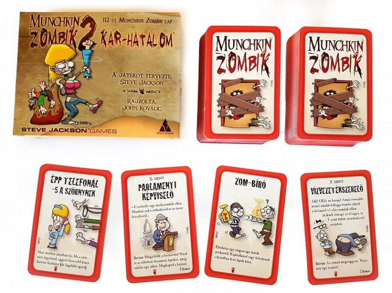 Delta Vision Munchkin Zombik 2 - Kar-hatalom társasjáték (17442) Delta Vision Munchkin Zombik 2 - Kar-hatalom társasjáték (17442)