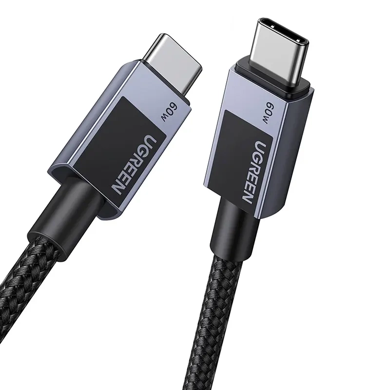 UGREEN L524 USB-C-USB-C kábel, 60W, 2m, PD (szürke)