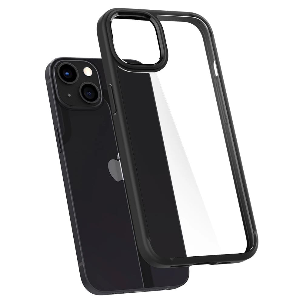 Spigen Ultra Hybrid Apple iPhone 13 tok átlátszó-matt fekete (ACS03523) Spigen Ultra Hybrid Apple iPhone 13 tok átlátszó-matt fekete (ACS03523)