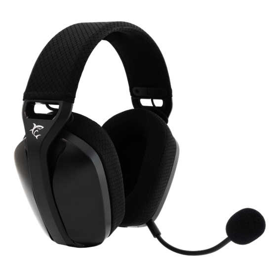  White Shark GH-2442B BUTTERFLY vezeték nélküli gamer fejhallgató mikrofonnal Fekete