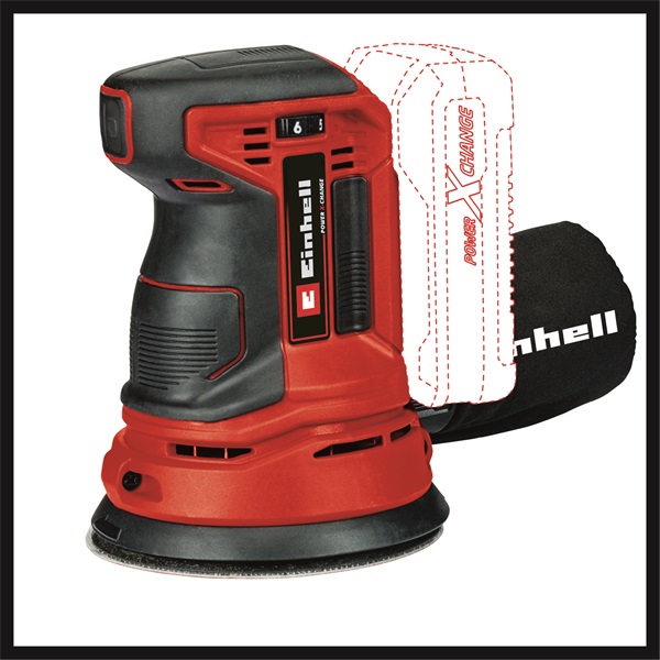 Einhell TE-RS 18 Li Solo akkus excentercsiszoló - akkumulátor és töltő nélkül (4462010)