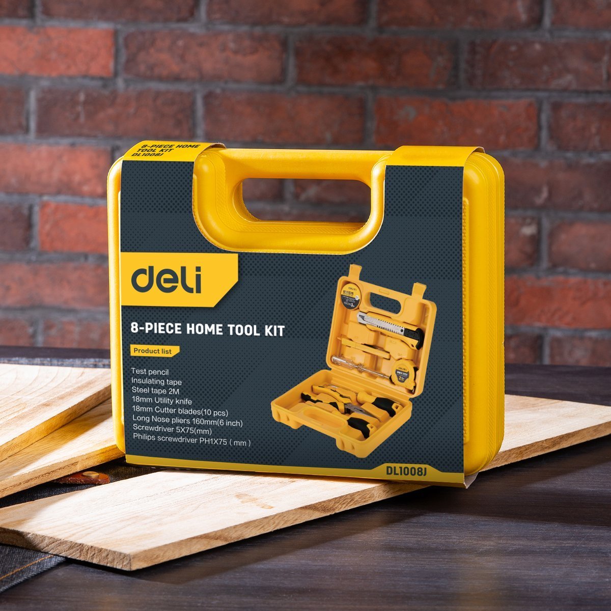 Deli Tools EDL1008J 8 részes szerszámkészlet