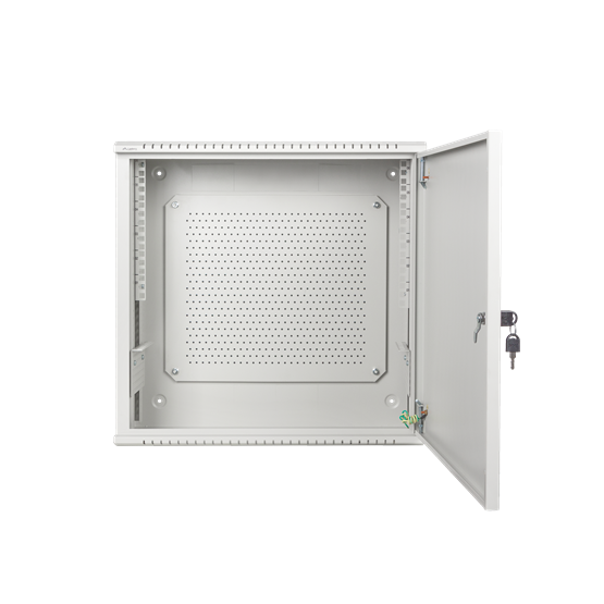 Lanberg 19" fali rack szekrény 6U+3U/540X200, alacsony profilú, összeszerelt, szürke