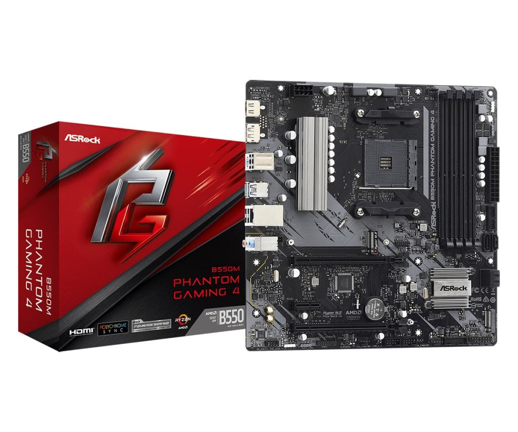 ASRock B550M Phantom Gaming 4 alaplap ASRock B550M Phantom Gaming 4 alaplap