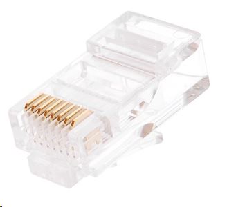 Nikomax UTP dugó, Cat5e, 8P8C-R ,egyenes tüske, 6µ 100db (NMC-RJ88RE06UD1-100) Nikomax UTP dugó, Cat5e, 8P8C-R ,egyenes tüske, 6µ 100db (NMC-RJ88RE06UD1-100)