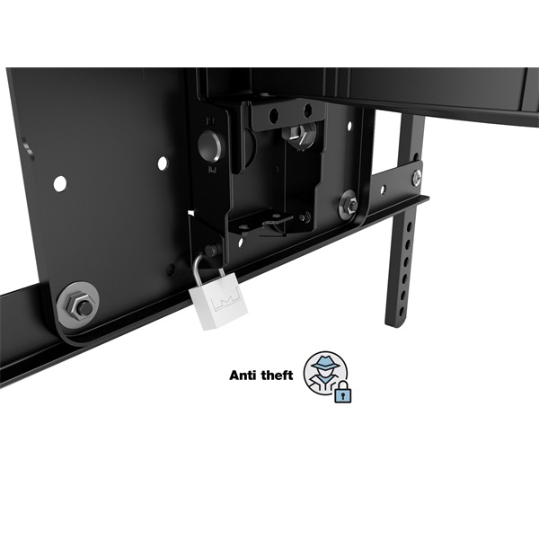 MULTIBRACKETS Fali konzol, M VESA Flexarm Tilt & Turn III (32-50", max.VESA: 400x400 mm, 25 kg)