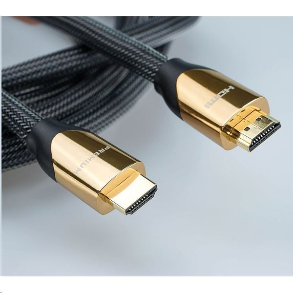 Roline HDMI Premium High Speed Ethernettel (HDMI2.0) UltraHD, M/M, 2m kábel (11.04.5802-10) Roline HDMI Premium High Speed Ethernettel (HDMI2.0) UltraHD, M/M, 2m kábel (11.04.5802-10)