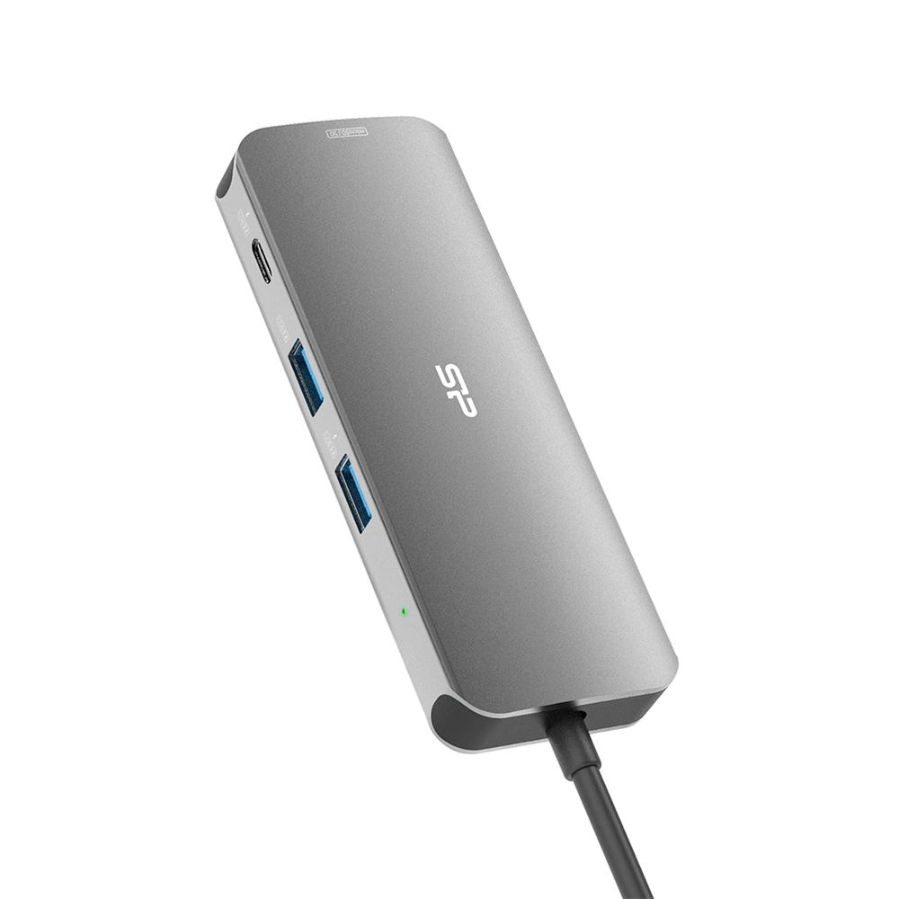 Silicon Power USB SR30 Dual HDMI 4K / USB 3.2 / 1Gbit LAN / SD Card Dokkoló 