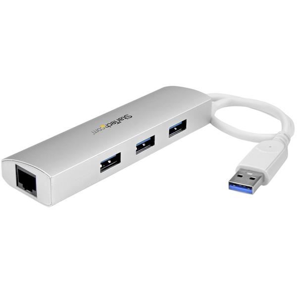 StarTech.com USB3.0/Ethernet Combo Hub (ST3300G3UA) StarTech.com USB3.0/Ethernet Combo Hub (ST3300G3UA)