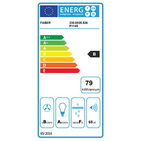 Faber STEELMAX EV8 LED BK/X A80 PÁRAELSZÍVÓ