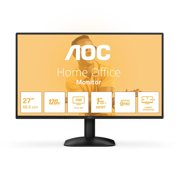 AOC IPS monitor 27" 27B31H, 1920x1080, 16:9, 300 cd/m2, 1ms, VGA/HDMI