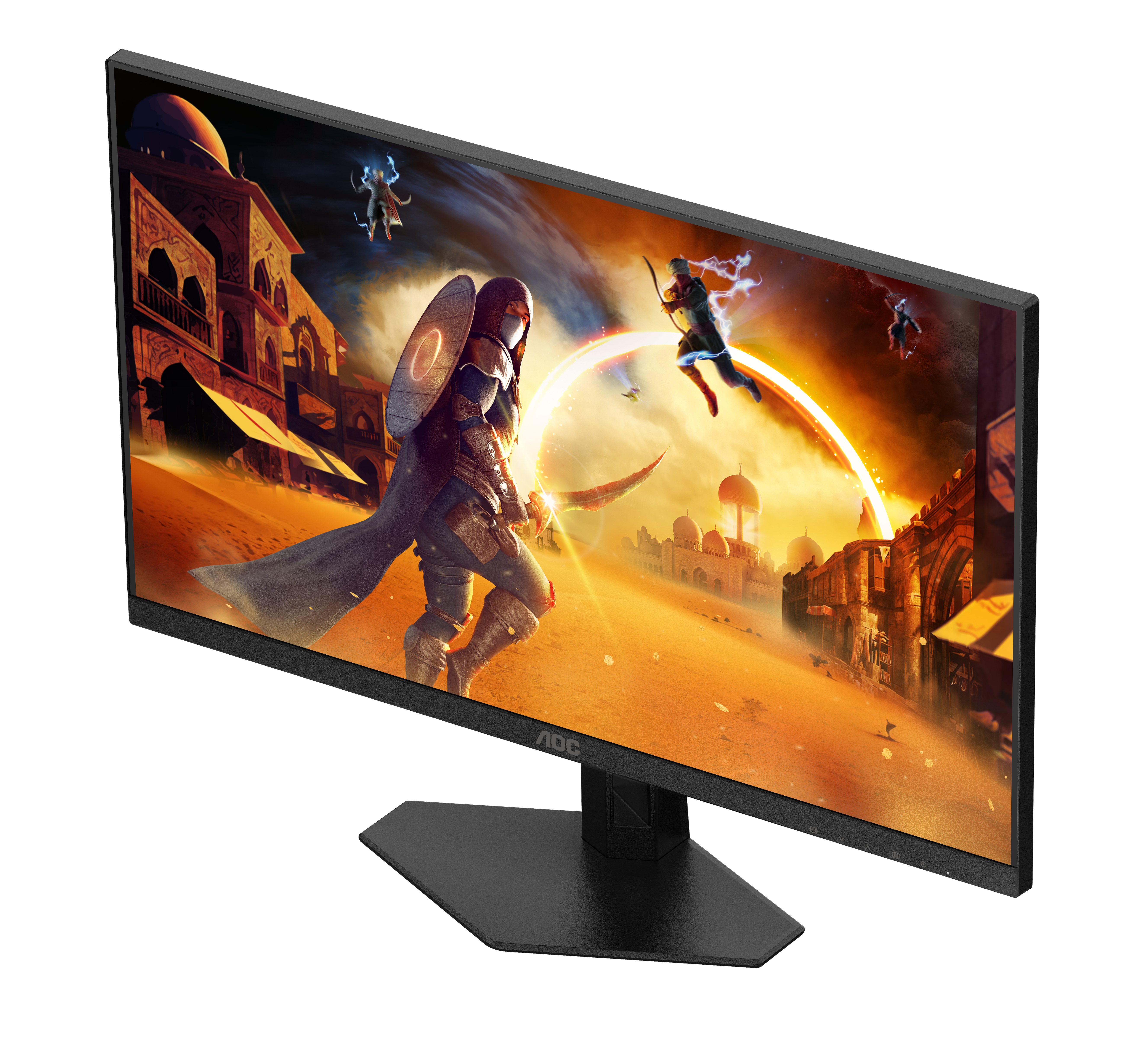AOC 23,8" 24G4XE Monitor - 1920x1080,  IPS, FHD, 180Hz, 1ms, Hangszóró, Gamer, Fekete