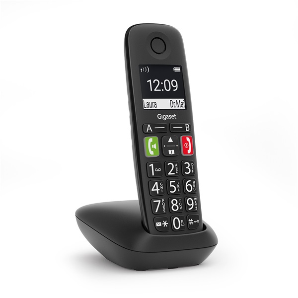 Gigaset E290 ECO DECT telefon fekete Gigaset E290 ECO DECT telefon fekete