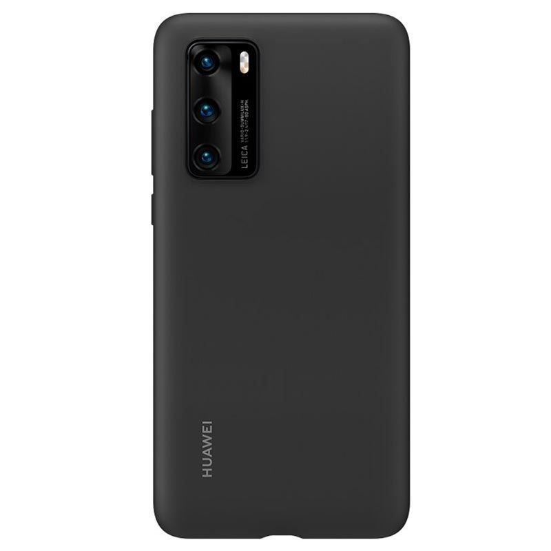 Huawei P40 szilikon hátlaptok fekete (51993719) Huawei P40 szilikon hátlaptok fekete (51993719)