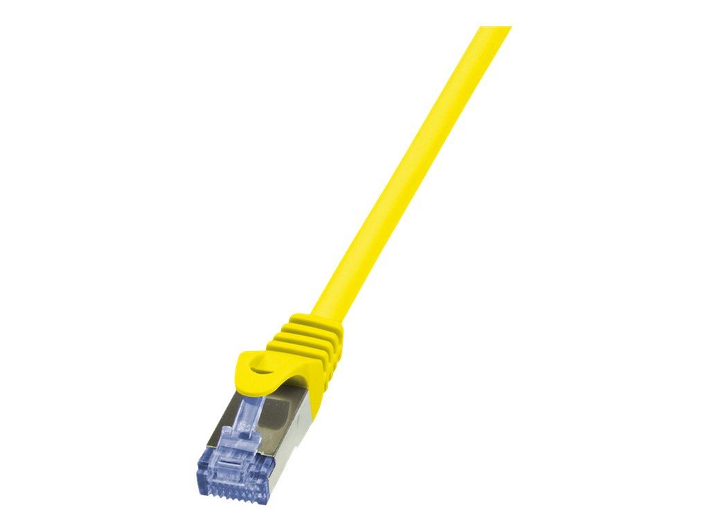 LogiLink 10G S/FTP PIMF PrimeLine patch kábel CAT6A 0,25m sárga (CQ3017S) LogiLink 10G S/FTP PIMF PrimeLine patch kábel CAT6A 0,25m sárga (CQ3017S)