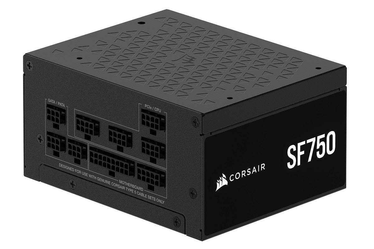 CORSAIR SF750 750 Watt  SFX  80 PLUS Platinum Moduláris tápegység