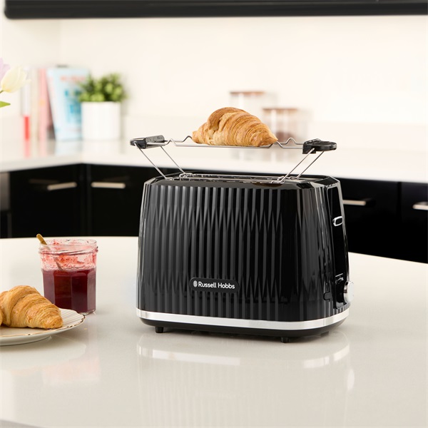 Russell Hobbs 27371-56/RH Eden fekete 2 szeletes kenyérpirító Russell Hobbs 27371-56/RH Eden fekete 2 szeletes kenyérpirító