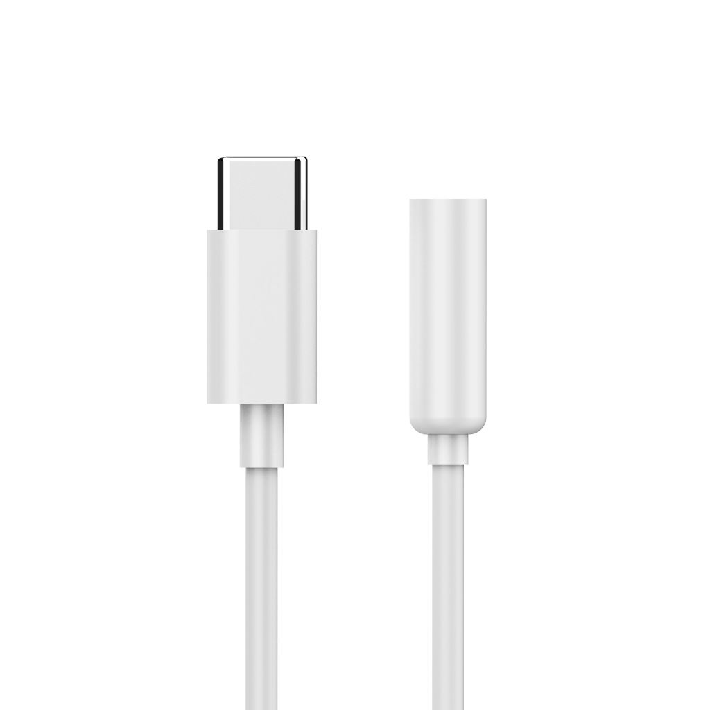Gembird USB-C - 3,5mm jack audio adapter fehér (A-CM-3.5F-01)