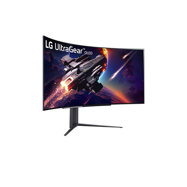LG 45GR95QE 44.5"  Ívelt Gaming 240Hz OLED monitor