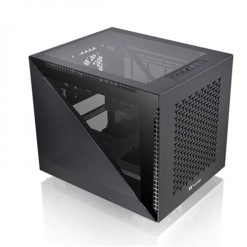 Thermaltake Divider 200 TG Air táp nélküli ablakos Micro-ATX ház fekete (CA-1V1-00S1WN-01) Thermaltake Divider 200 TG Air táp nélküli ablakos Micro-ATX ház fekete (CA-1V1-00S1WN-01)