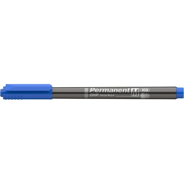 ICO OHP M 1-1,5mm kék permanent marker