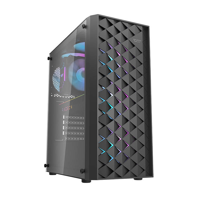 Computer case Darkflash DK351 + 4 fans (black)