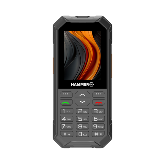 HAMMER 6 LTE 2,4" Dual SIM csepp-, por- és ütésálló mobiltelefon Fekete