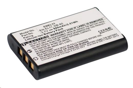 Real Power Nikon EN-EL11, Li-60B, DB-L70 3.7V 680mAh utángyártott akku Li-ion (ENEL11)