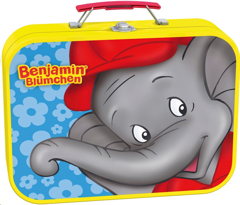 Schmidt Benjamin az Elefánt 2x26, 2x48 db Puzzle Box - Fém kofferben (55594, 12407-184) Schmidt Benjamin az Elefánt 2x26, 2x48 db Puzzle Box - Fém kofferben (55594, 12407-184)