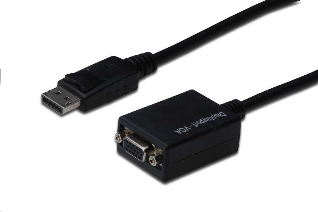 Assmann Display Port -> VGA átalakító fekete (AK-340403-001-S) Assmann Display Port -> VGA átalakító fekete (AK-340403-001-S)