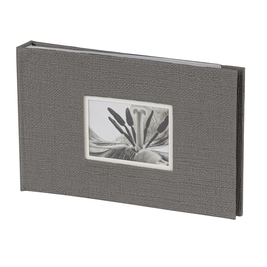 Dörr keményfedeles zsebalbum, ablakos, becsúsztatós, 40db 10x15cm, szürke