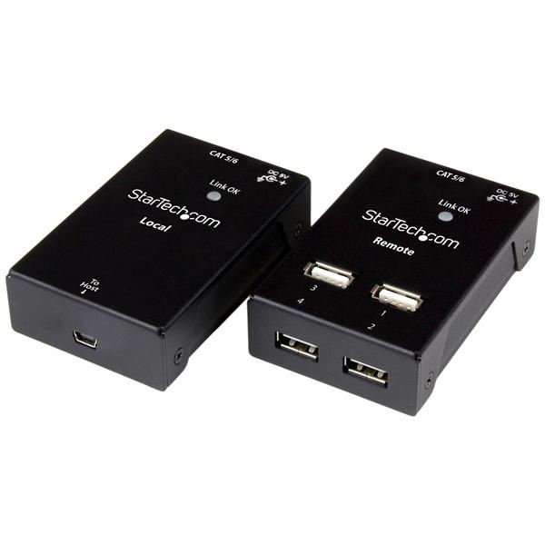 StarTech.com USB Extender fekete (USB2004EXTV) StarTech.com USB Extender fekete (USB2004EXTV)