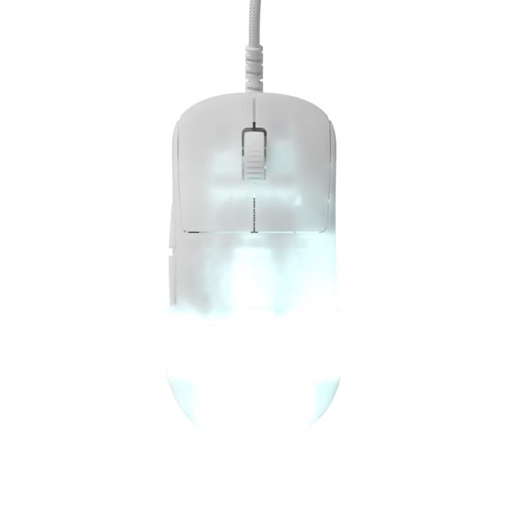 Endgame Gear OP1 RGB Gaming egér White Frost - áttetsző fehér  